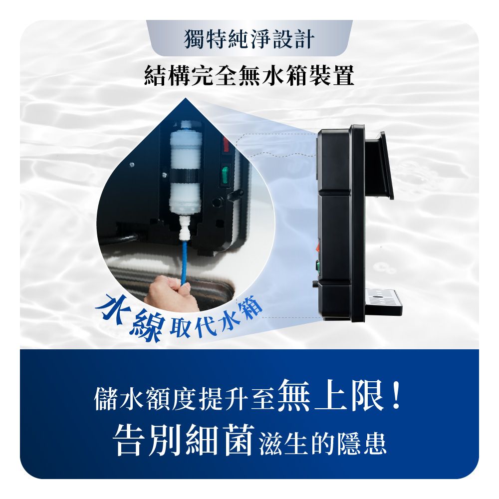 SABA 絕淨濾師｜瞬熱式冰溫熱濾淨飲水機(SA-HQ15)
