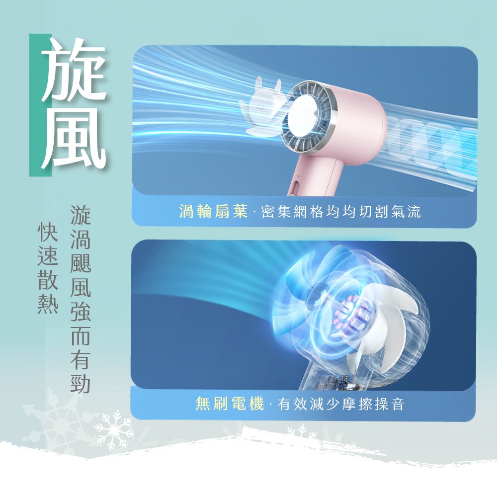 KINYO 冰旋風充電風扇 UF-3020