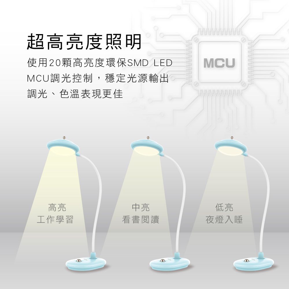 KINYO 無線復古觸控LED檯燈-福利品 PLED-413
