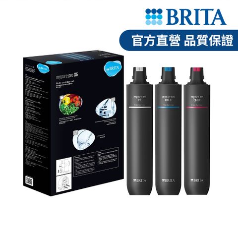 BRITA 官方直營 mypure pro X6 濾芯組(0.1微米中空絲膜)