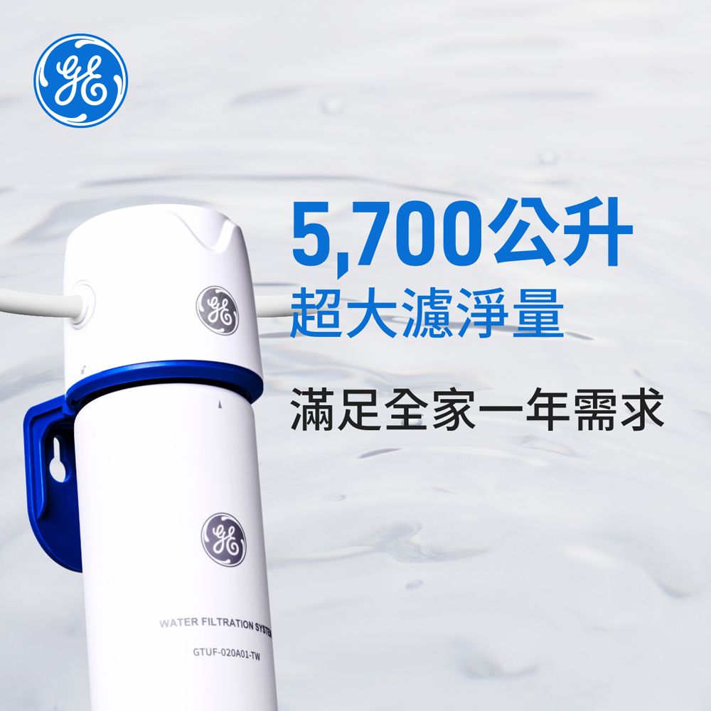 GE 奇異 極清mini高密度活性碳淨水器(NSF42.53.401三重認證)