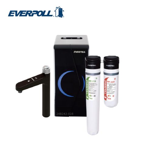 EVERPOLL 愛科商用 可生飲 旋鈕雙溫飲水機 EVB-168PLUS+淨水系統 CM2-MF330(含標準安裝)