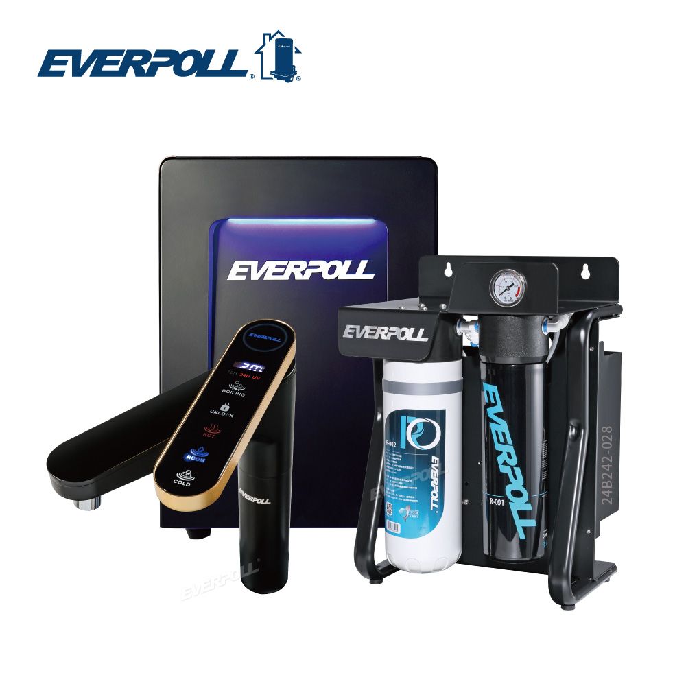 EVERPOLL 愛科商用 可生飲 觸控三溫飲水機 EVB-398+RO逆滲透純水系統 RO-900(含標準安裝)