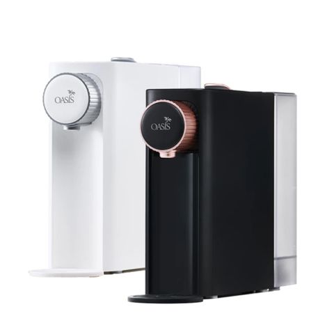【美國OASIS】桌上型mini質感瞬熱雙溫飲水機(免安裝 抑菌水箱 3秒瞬熱)