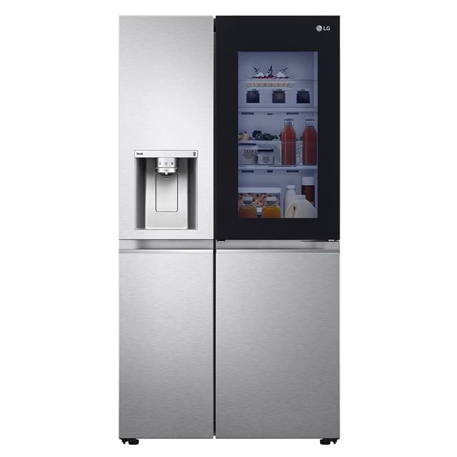 LG 樂金 734公升 InstaView 敲敲看門中門冰球冰箱 GR-QPLC82SS (星月銀) 