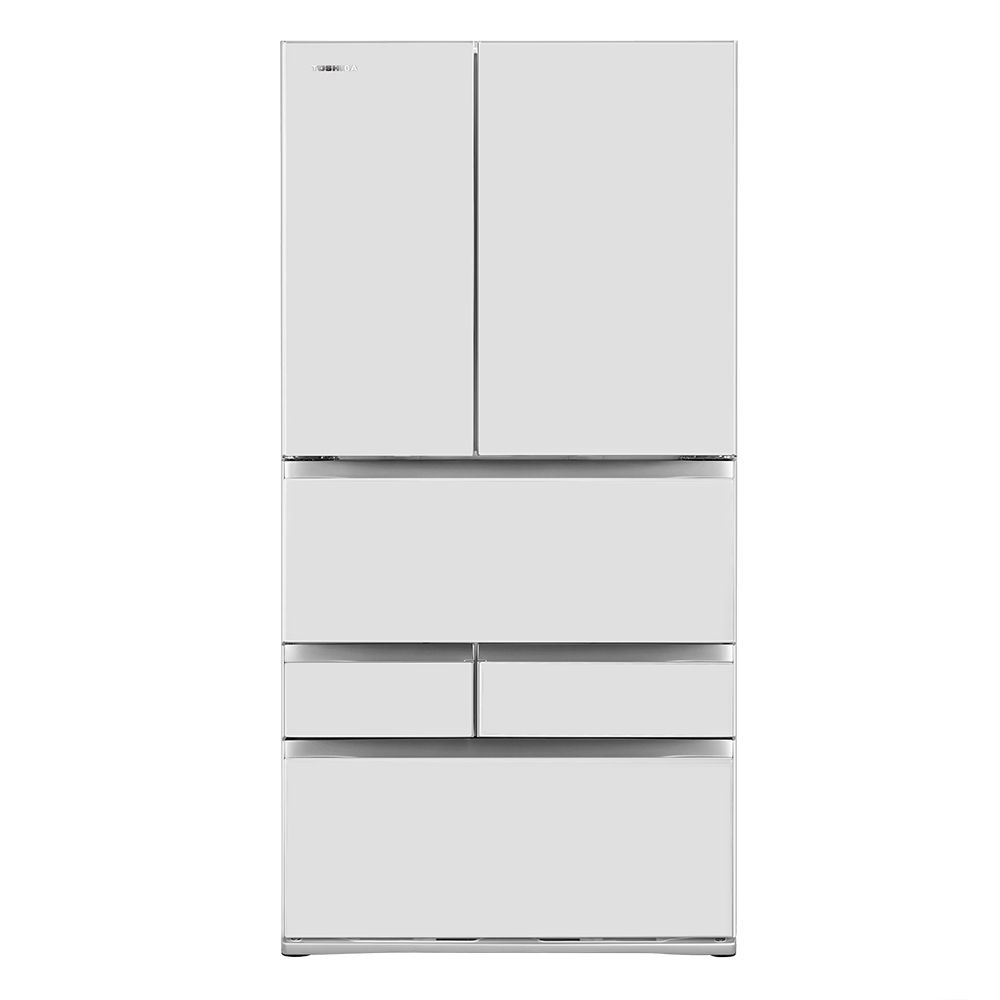 TOSHIBA 東芝 601公升無邊框玻璃六門變頻冰箱GR-ZP600TFW(B5) (鏡面白)