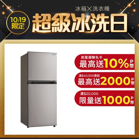 SANLUX 台灣三洋 192L 變頻雙門冰箱  (SR-C192BV1)