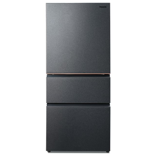 Panasonic 國際牌 610公升無邊框絲絨鋼板三門冰箱NR-C615XV-B(夜幕黑)