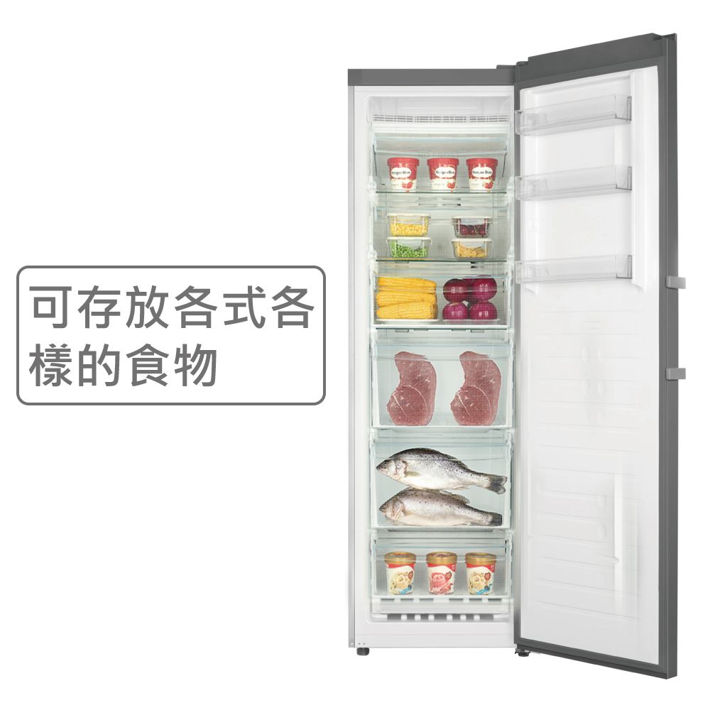 Haier 海爾6尺3 直立單門無霜冷凍冷藏HUF-330 - PChome 24h購物