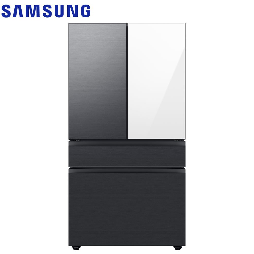 Samsung 三星 640公升設計品味系列雙循環四門旗艦冰箱RF23BB8200AP/TW(上門板白+黑)