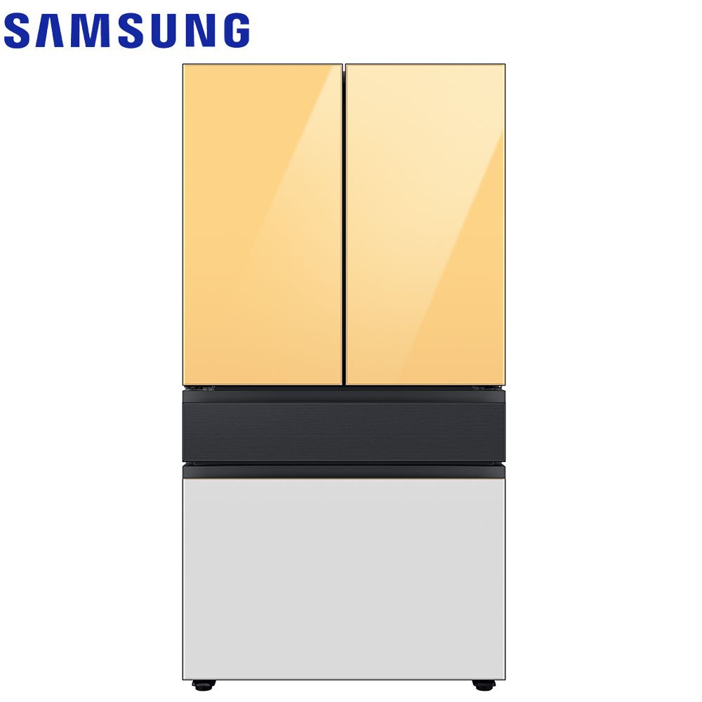 Samsung 三星 640公升設計品味系列雙循環四門旗艦冰箱RF23BB8200AP/TW(上門板黃*2片)