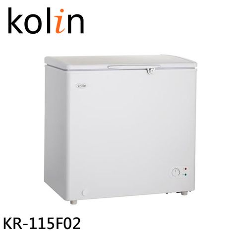 Kolin 歌林 155L冷藏/冷凍二用臥式冰櫃(KR-115F02-W)