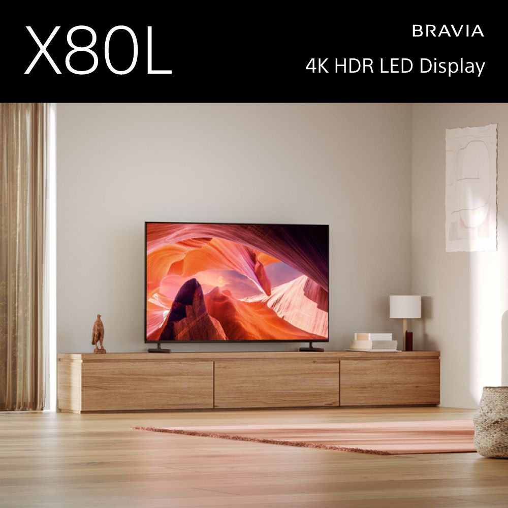 SONY 索尼 _BRAVIA 50型 4K HDR LED Google TV顯示器 KM50X80L《送基本安裝》 PChome 24h購物