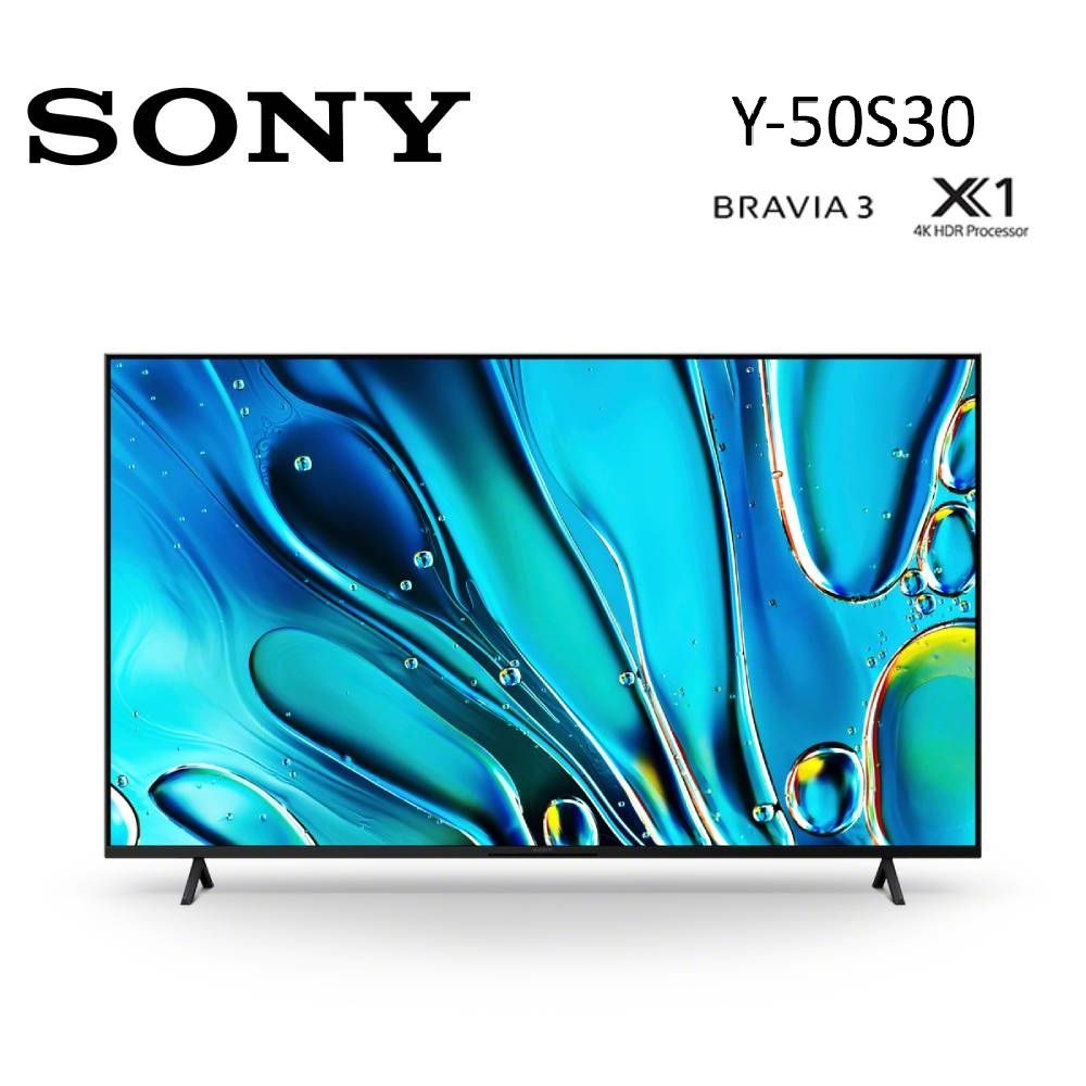 SONY 索尼 Y-50S30 50型 BRAVIA 3 X1智慧聯網電視 