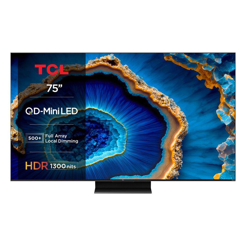 TCL 75吋QD-Mini LED Google TV monitor 量子智能連網液晶顯示器(75C755)