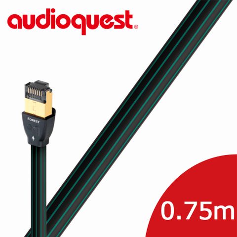 美國線聖 Audioquest RJ/E Forest Cat 6 Ethernet Cable 高速網路線 (0.75m)