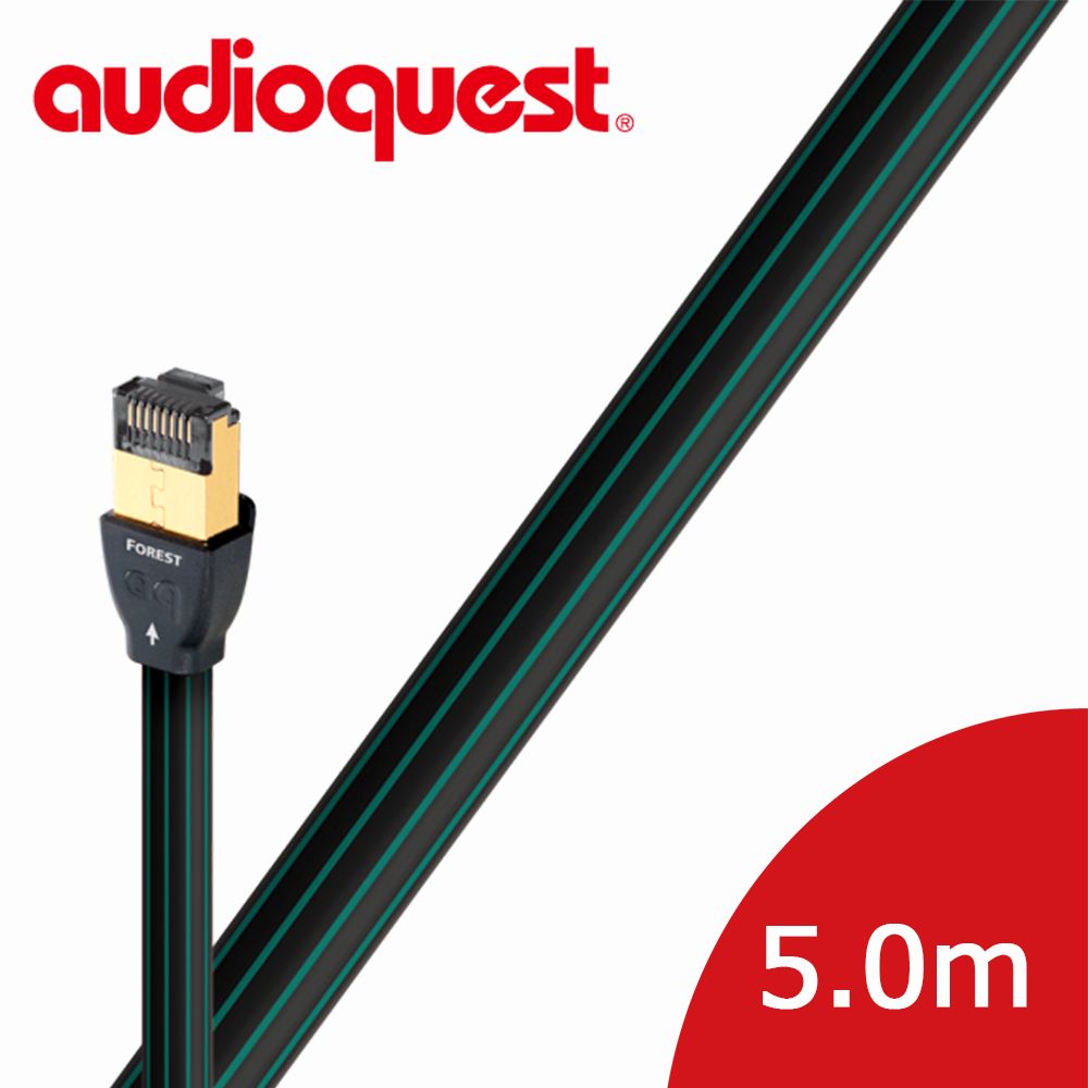 Audioquest 線聖 美國  RJ/E Forest Ethernet Cable 高速網路線 Cat.6   (5.0m)