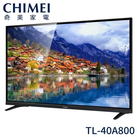 CHIMEI 奇美40型 LED低藍光液晶顯示器_含視訊盒 TL-40A800