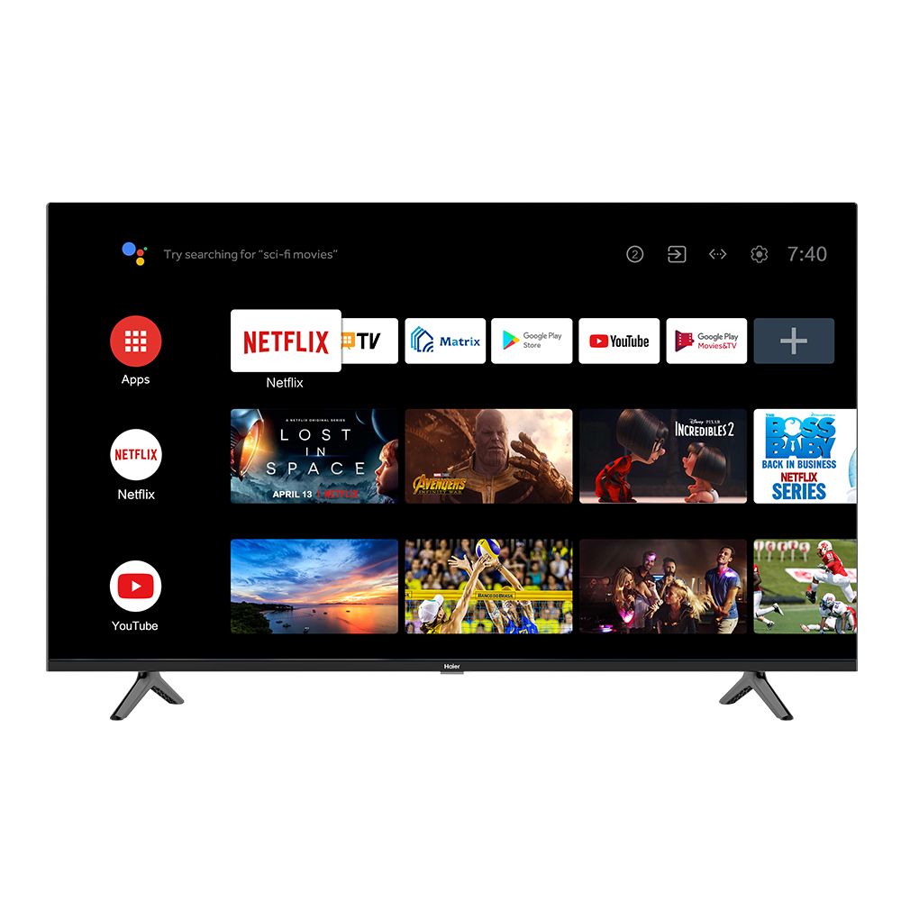 Haier 海爾  43吋 FHD LED Google認證 安卓11.0 AI聲控液晶螢幕顯示器 H43K7FGD