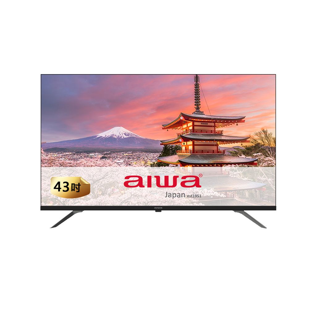 AIWA 愛華 43吋4K HDR Google TV認證 智慧聯網液晶顯示器-AI-43UD24 (含安裝)