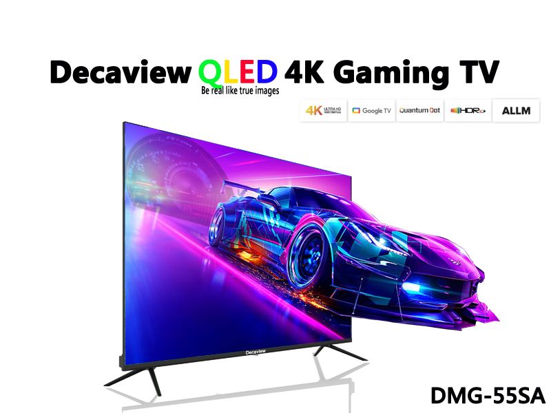 4K Gaming TVBe real like true imagesDecaview4KGoogle TV   ALLMDMG-55SA