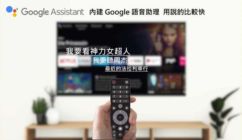 Google Assistant 內建 Google 語音助理 用說的比較快我要看神力女超人我要聽周杰最近的法拉利車行14 679