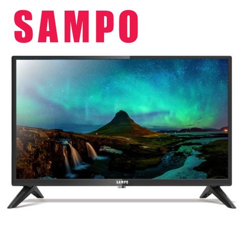 SAMPO 聲寶 24型HD液晶顯示器+視訊盒 EM-24FC600