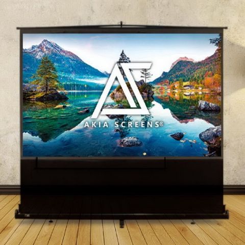 Akia Screens 100吋 4:3 可攜式彈簧地拉幕-AK-F100V
