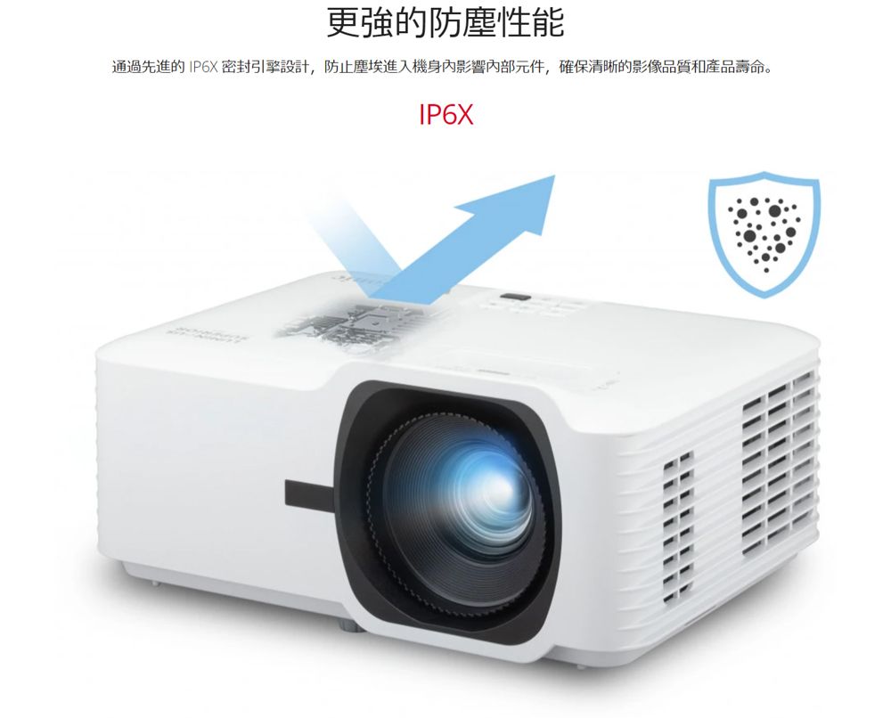更強的防塵性能通過先進的IP6X密封引擎設計,防止塵埃進入機身影響內部元件,確保清晰的影像品質和產品壽命。IP6X1111