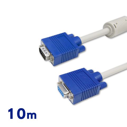 Cable 凱堡 VGA(3+2)顯示器視訊線公-母 10公尺(29HD1515PS10)