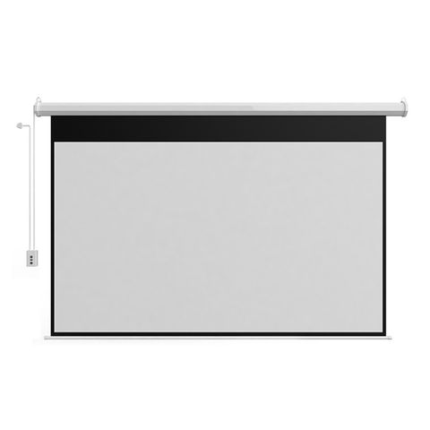 投影幕布 銀幕抗光家自動升降【60寸送遙控】電動幕布布幕投影機布幕教學會議家庭遙控高清