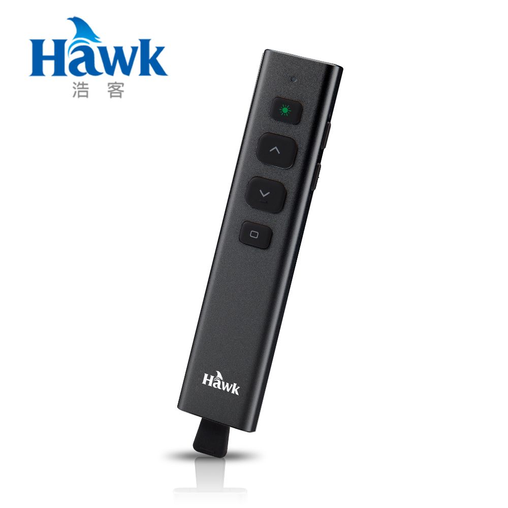 Hawk 浩客  G500影響力2.4GHz無線簡報器(黑色/ 綠光)