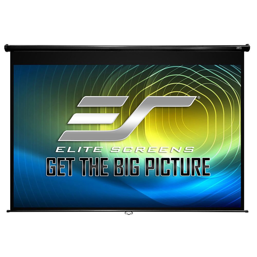 Elite Screens 億立銀幕80吋16:9 可攜式彈簧地拉幕-白塑布 Elite Screens 億立銀幕80吋16:9 可攜式彈簧地拉幕-白塑布