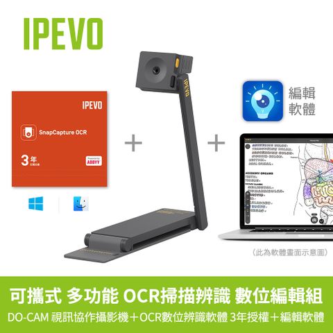 IPEVO 愛比科技 DO-CAM 視訊協作攝影機(標準版)遠距教學 / 視訊會議 / 網紅直播必備