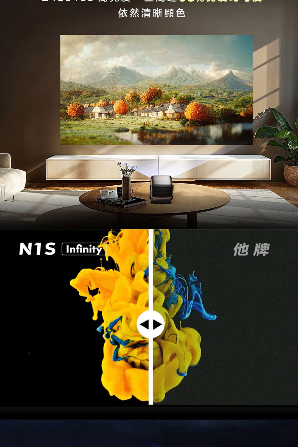 依然清晰顯色N1S Infinity他牌