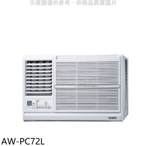 聲寶 定頻窗型冷氣11坪左吹(含標準安裝)(贈7-11商品卡400元)【AW-PC72L】