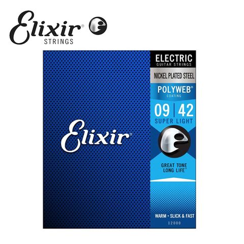Elixir POLYWEB EXXG-12000 電吉他套弦 (09~42)原廠公司貨 商品保固有保障