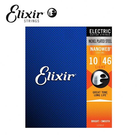 Elixir NANOWEB EXXG-12052 電吉他套弦 (10~46)原廠公司貨 商品保固有保障