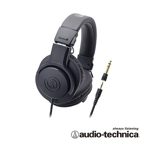 audio-technica 鐵三角 專業型監聽耳機 ATHM20x