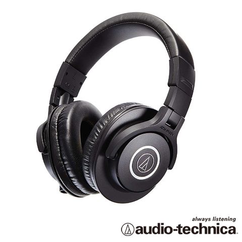 audio-technica 鐵三角 專業型監聽耳機 ATHM40x