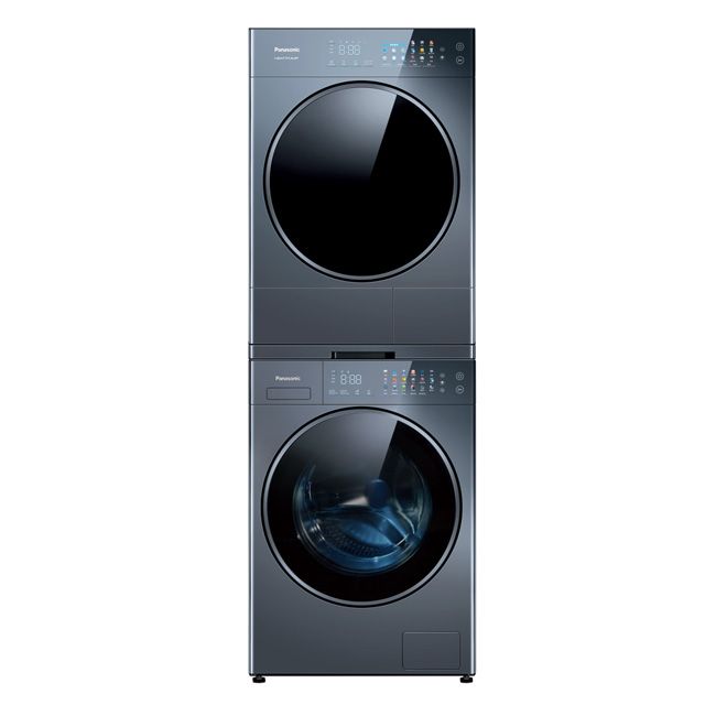 Panasonic 國際牌 12公斤洗脫滾筒洗衣機+10公斤熱泵式乾衣機(NA-VS120RW-B+NH-VS100HP-B)