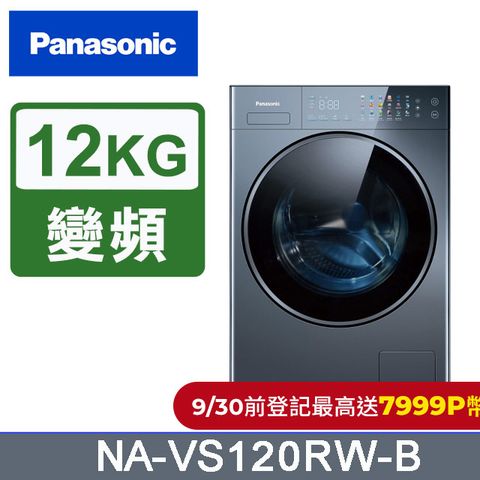 Panasonic 國際牌 12公斤洗脫滾筒洗衣機 NA-VS120RW-B