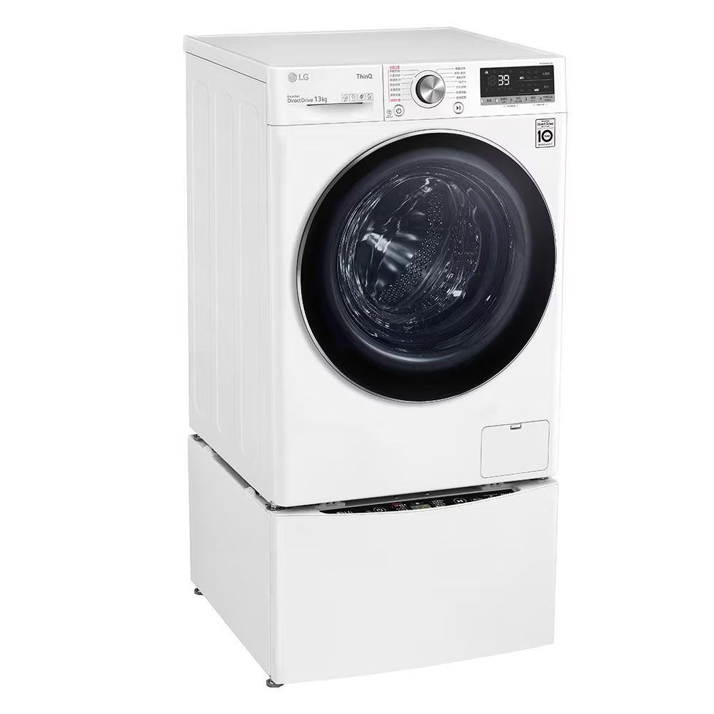 LG 樂金  TWINWash 13kg+2kg蒸洗脫滾筒洗衣機 WD-S13VBW+WT-SD201AHW