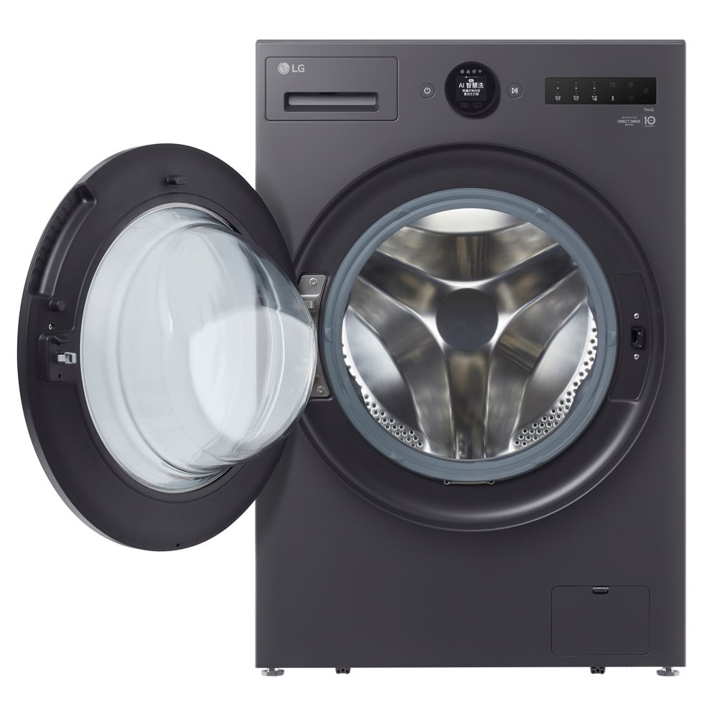 LG 樂金 15公斤WiFi蒸洗脫烘變頻滾筒洗衣機(WD-S15NDB)(夜墨灰)