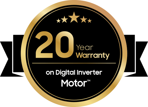 20YearWarrantyon Digital InverterMotor