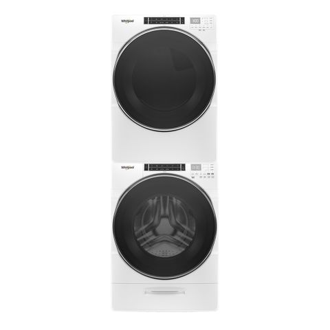 Whirlpool 惠而浦 17公斤蒸氣洗脫滾筒洗衣機+16公斤乾衣機(天然瓦斯) (8TWFW8620HW+8TWGD8620HW)