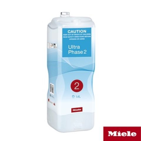 【德國Miele】洗衣機清潔劑UltraPhase2潔白配方1.4L(自動洗劑投放)(總代理公司貨)