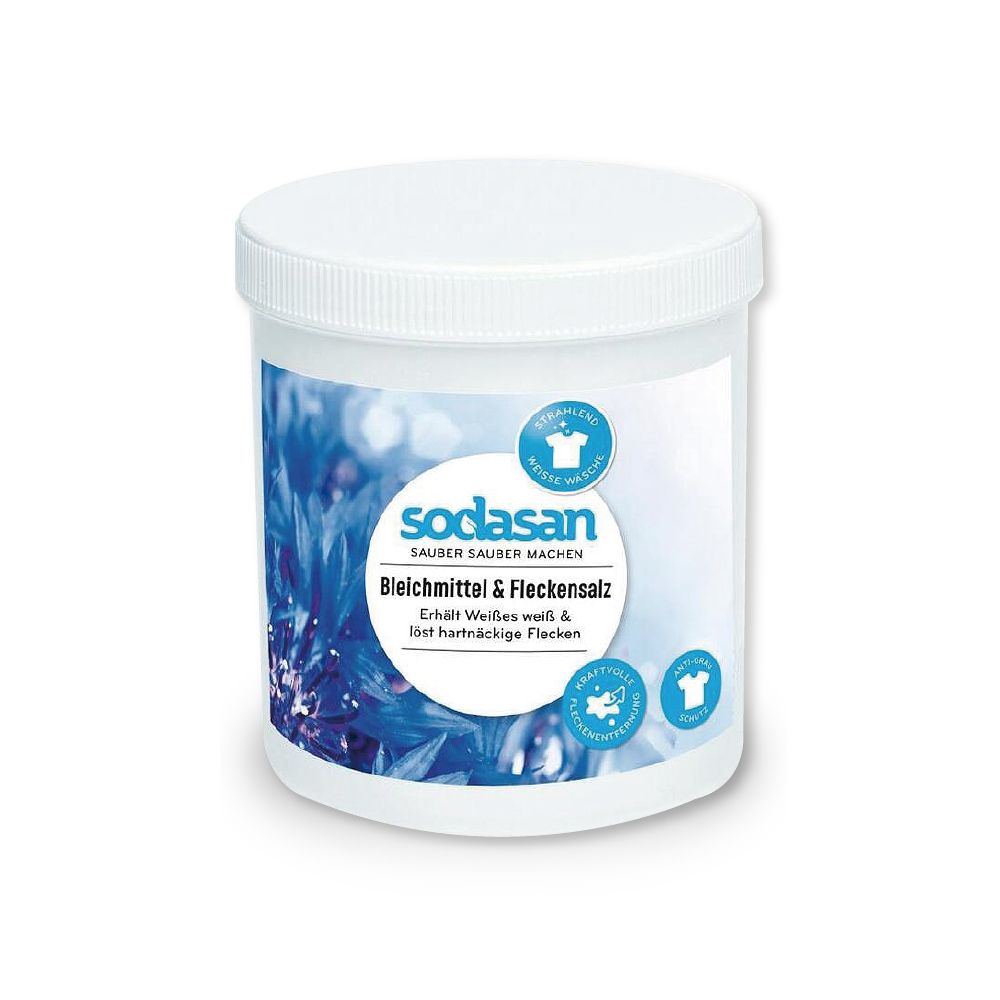 Sodasan 舒德森 德國-衣物潔白助劑去污除垢潔白鹽500g/罐(過碳酸鈉漂白劑,氧系漂白粉)