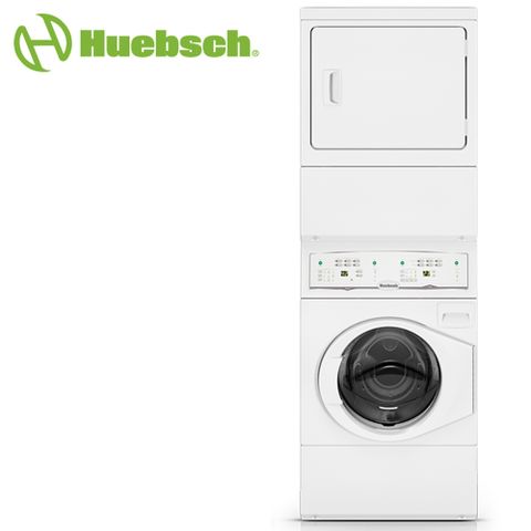 送安裝+鍋具組Huebsch優必洗 雙層式上烘下洗滾筒式瓦斯型洗/乾衣機 YTGE5ASP113FW01(YTGE5A)