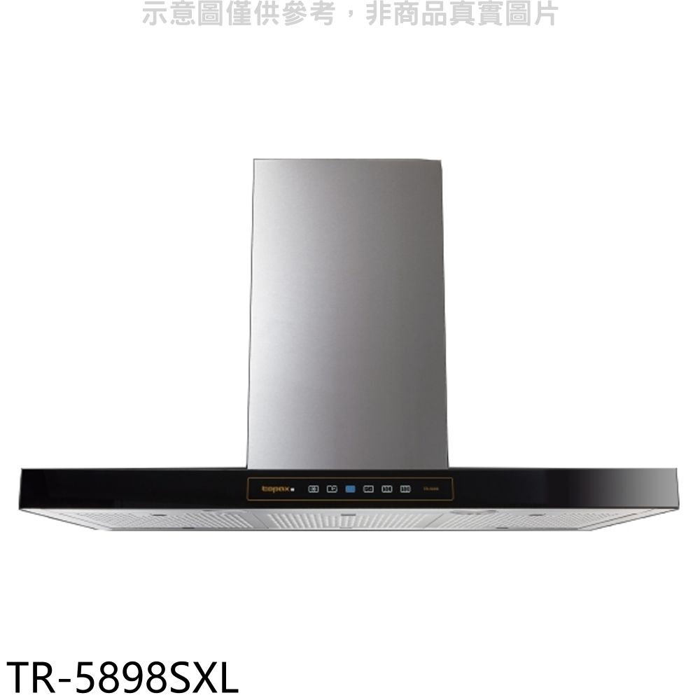 TOPAX 莊頭北  90公分觸控面板倒T型排油煙機(全省安裝)【TR-5898SXL】